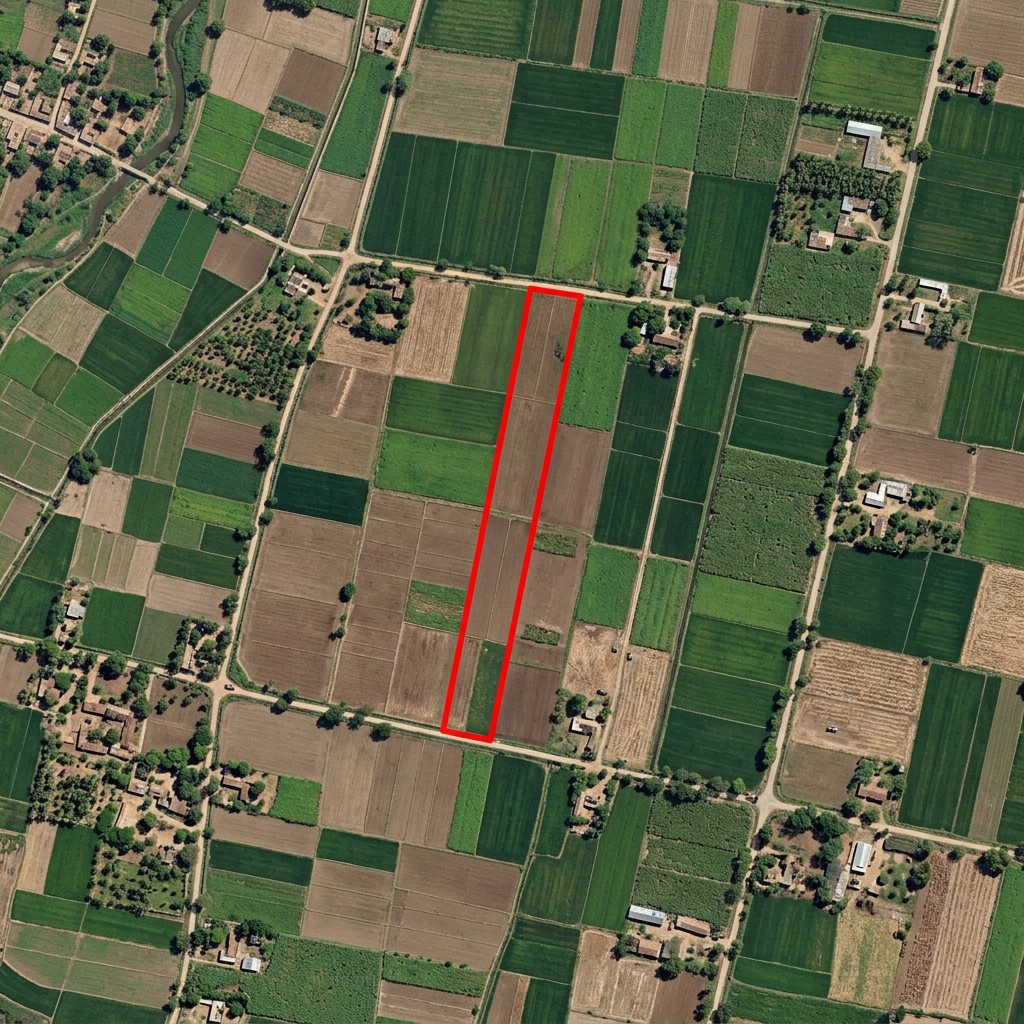 Satellite view of Avik Farm Land